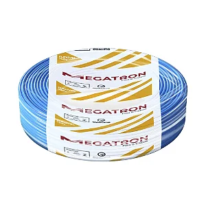 Cabo Flexível Megatron 16MMx100M Rolo 750V Azul