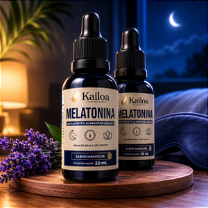 KIT: 2 Melatoninas 100% pura - 30ml (Sabor maracujá)