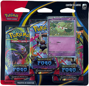Blister Triplo Pokémon Fogo Fantasmagórico