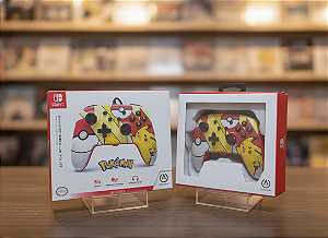 Controle Pokemon Pikachu Com Fio Amarelo