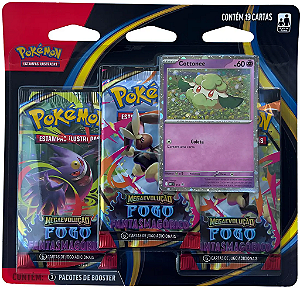 Blister Triplo Pokémon Fogo Fantasmagórico