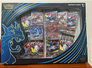 Box Pokémon Mega Charizard X Ex - 62 Cartas Pokémon