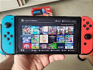 Nintendo Switch OLED *Desbloqueado* com 512GB
