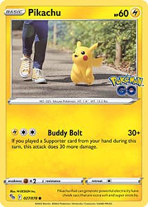 Pikachu 027/078 - Pokémon GO - NM