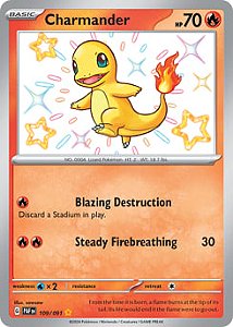 Charmander 109/091 - Paldean Fates - NM