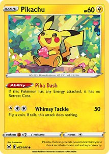 Pikachu 052/196 - Lost Origin - NM
