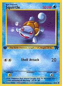 Squirtle 68/82 - Team Rocket - NM