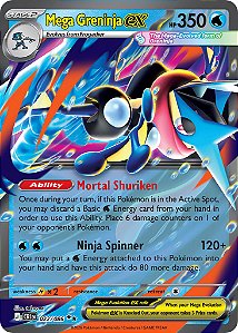 Mega Greninja ex 022/086 - Chaos Rising - NM