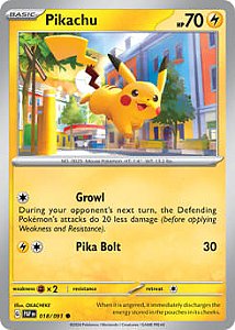 Pikachu 018/091 - Paldean Fates - NM