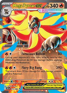 Mega Pyroar ex 015/086 - Chaos Rising - NM