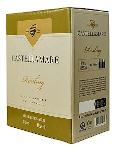 Vinho Branco Seco Riesling Castellamare 3l Serra Gaúcha