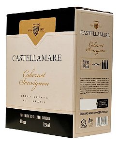 Vinho Cabernet Sauvignon Castellamare 3l Tinto Seco