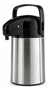 Garrafa Térmica Café 1l Inox Doha Istok Quente Frio 24h Preto