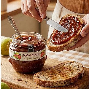 Geleia De Goiaba Natural Polpa De Fruta Homemade Pote 320g Geleia Diet Fitness Sem Glúten e Lactose