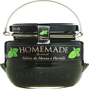 Geleia Gourmet Menta E Hortelã Premium 320g - Homemade