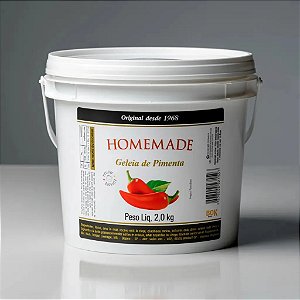 Geleia Fina Gourmet Homemade Balde Atacado Vários Sabores Pimenta Vermelha Morango Frutas Vermelhas Damasco Amora