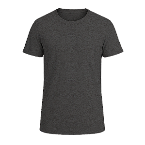 Camisa Básica PV Cinza Mescla Escuro