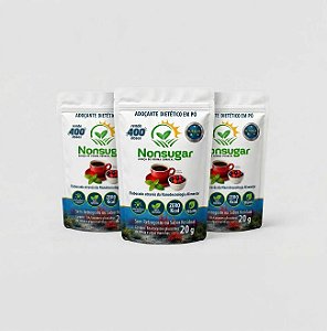 Kit 3 Refis NonSugar Stand Up Pouch 20g