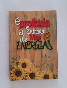 Quadro Pallet "Boas Energias"