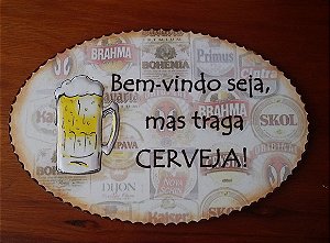 Placa Decorativa Cerveja