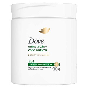 Máscara Capilar 2 em 1 Umectação + Coco Antioxi (Dove) - 500g