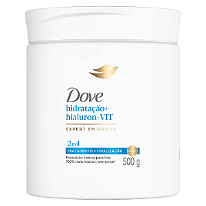 Máscara Capilar 2 em 1 Hidratação+ Hialuron-VIT (Dove) - 500g