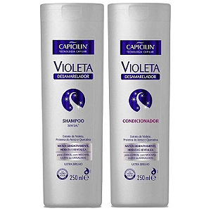 Shampoo + Condicionador Desamarelador (Capiclin) - 250mL+250mL