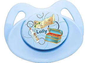 Chupeta Lolly Tip Silicone Bico Redondo