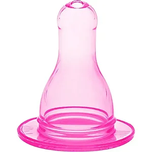 Bico de Mamadeira Lolly Redonda Rosa Blister