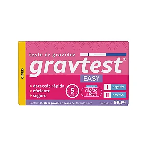 Easy Teste Gravidez Gravtest - 01 unidade