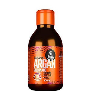 Óleo Capilar Argan Siliconado (Corpo Dourado) 100mL
