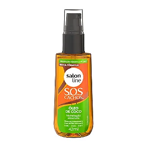 Óleo Capilar "Hidratação Absoluta - Coco" SOS Cachos (Salon Line) 42mL