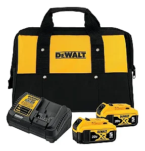 KIT 2 BATERIAS 5AH 20V C/CARREGAD+BOLSA DCB205C2K-BR