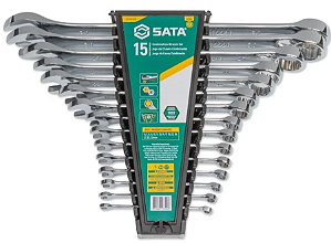 JOGO CHAVE COMBINADA 15PC 6 A 32  SATA  ST08002G