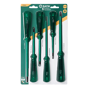 JOGO CHAVE FENDA/PHILIPS ISOLADA COM  6 PCS  SATA  ST08041L