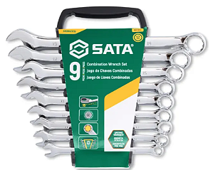 JOGO CHAVE COMBINADA 8 A 19 MM SATA 9PC MM  ST09020G