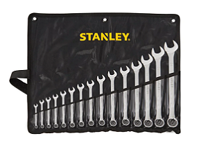 JOGO DE CHAVES COMBINADAS 15 PEÇAS (6-32MM) - STANLEY - STMT80934-840