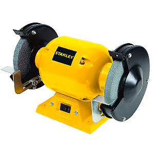 MOTO ESMERIL DE BANCADA 6" 1/2HP BIVOLT - STANLEY - STGB3715-BR