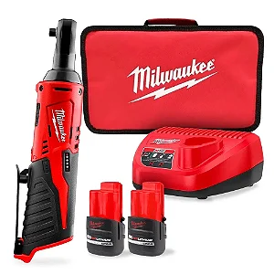 CHAVE CATRACA A 1/4" - 12V -  2456-259N -  MILWAUKEE