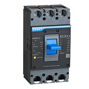 DISJUNTOR EM CAIXA MOLDADA NXM-400S/3300 320A ICU 220V 75KA  ICU 380V 50KA - CHINT