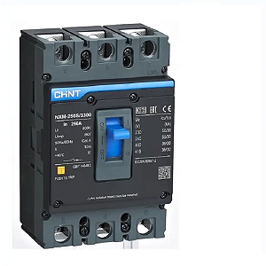 DISJUNTOR EM CAIXA MOLDADA NXM-250S/3300 250A  ICU 220V 75KA  ICU 380V 50KA - CHINT