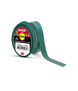 FITA ISOLANTE IMPERIAL VERDE 750V 18MMX 20M PVC HB0042980 - 3M