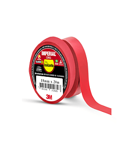 FITA ISOLANTE IMPERIAL VERMELHA 750V 18MMX 20M PVC HB0042981 - 3M