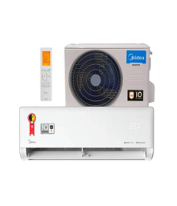 AR CONDICIONADO SPLIT INVERTER 12000 BTUs Midea AI Ecomaster High Wall Quente e Frio 42EZVQA12M5/38EZVQA12M5 220V - MIDEA