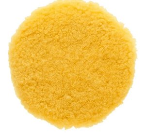 BOINA DE LA PURA 3" /77MM COM VELCRO AMARELA - PACOTE COM 10 - MIRKA