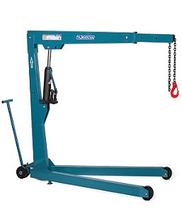 GUINCHO HIDRAULICO 2 TON EM "V" C/ PROLONGADOR RODA FERRO FUNDIDO - MGH-2TP - MARCON