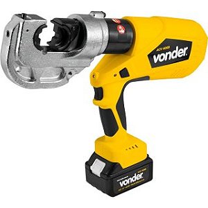 ALICATE CRIMPADOR HIDRÁULICO, A BATERIA 18 V, ACV 400B - 3686016400 - VONDER