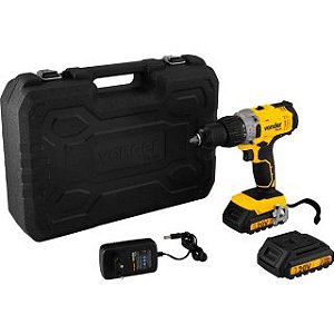 PARAFUSADEIRA /FURADEIRA COM 2 BATERIAS E FONTE 20V PFV200I  - 60.01.100.200 - VONDER