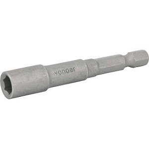 Soquete sextavado magnético 1/4"  - 3039000014 VONDER