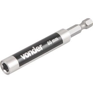 Extensão magnética de 1/4" x 80 mm - 3039014080 - VONDER